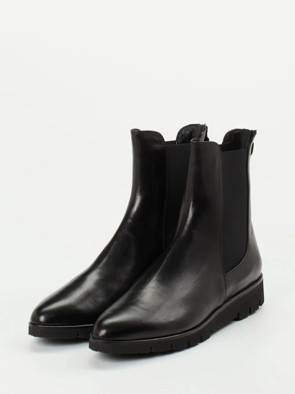 Truman's – Chelsea-Stiefelette aus Lammleder schwarz