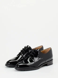 Truman's – Derby-Schnürschuh aus Lackleder schwarz