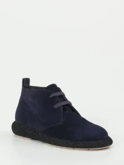 Truman's – Desert Boots aus Veloursleder dunkelblau