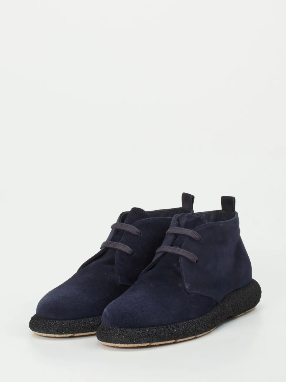 Truman's – Desert Boots aus Veloursleder dunkelblau