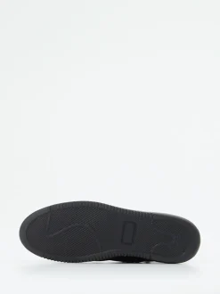 Truman's – High-Top Sneaker aus Hirschleder Schwarz
