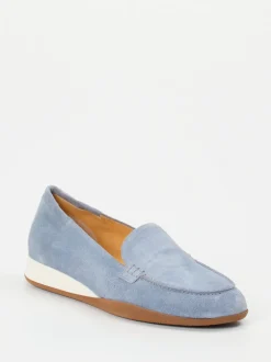 Truman's – Komfort-Loafer aus Veloursleder hellblau