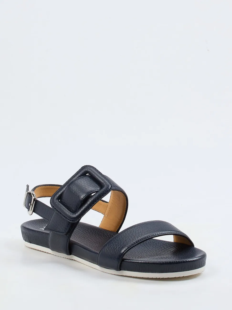 Truman's – Komfortsandalen aus Elchleder Dunkelblau