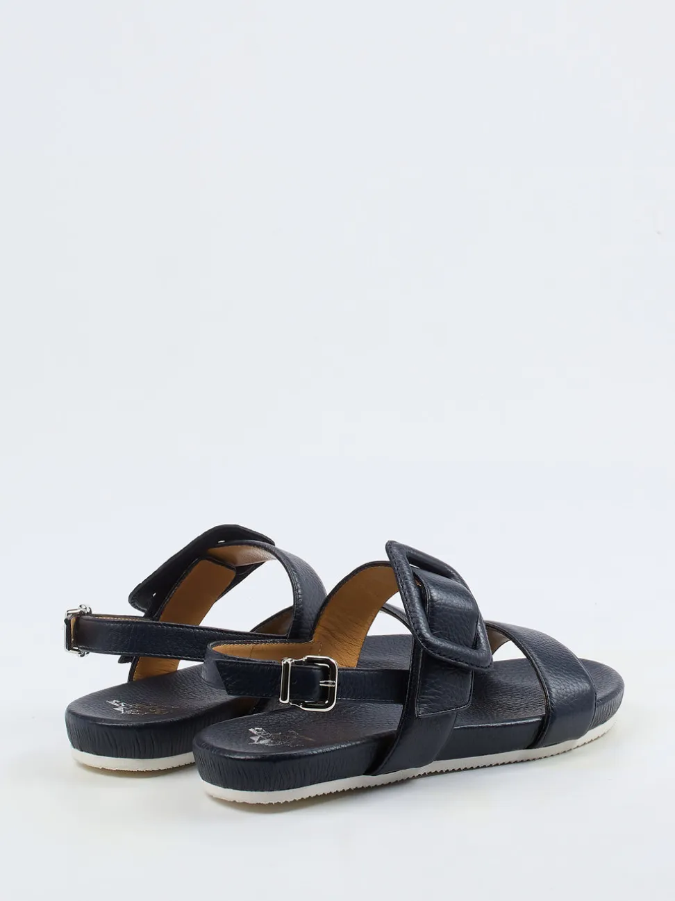 Truman's – Komfortsandalen aus Elchleder Dunkelblau