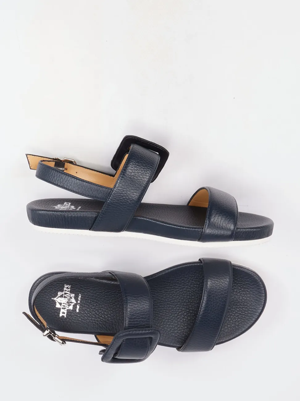 Truman's – Komfortsandalen aus Elchleder Dunkelblau