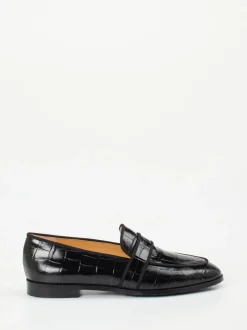 Truman's – Loafer aus geprägtem Leder Schwarz