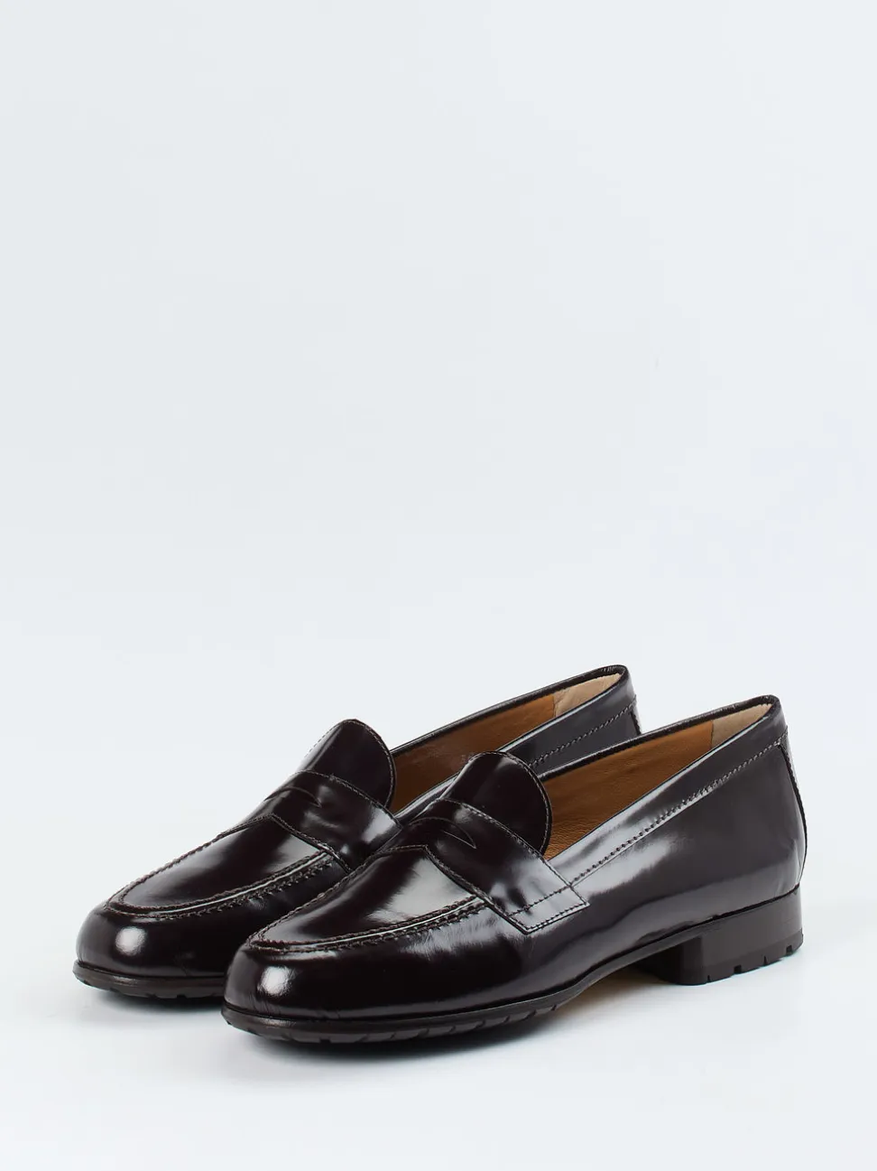 Truman's – Loafer aus Hochglanzleder Dunkelbraun