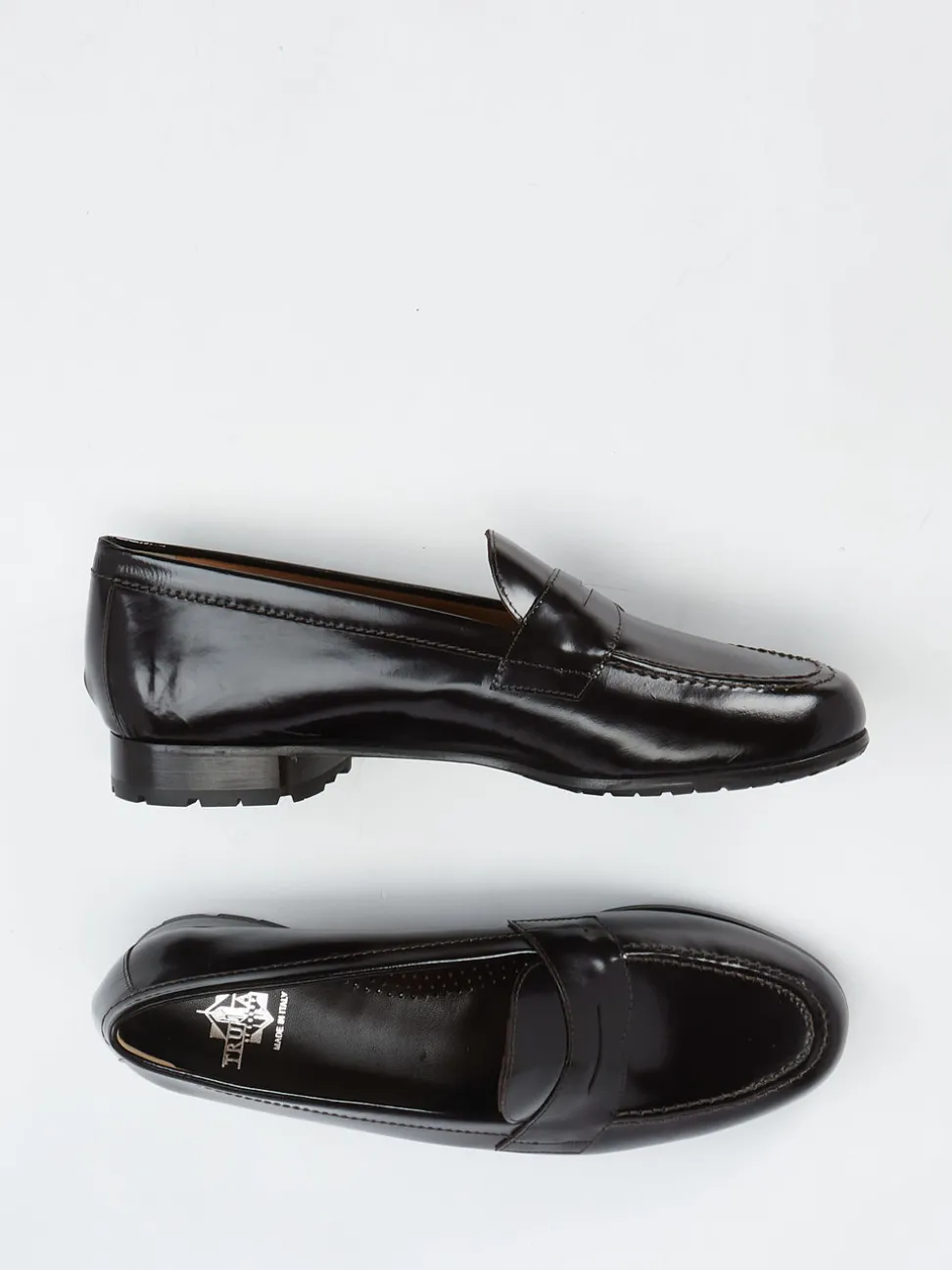 Truman's – Loafer aus Hochglanzleder Dunkelbraun