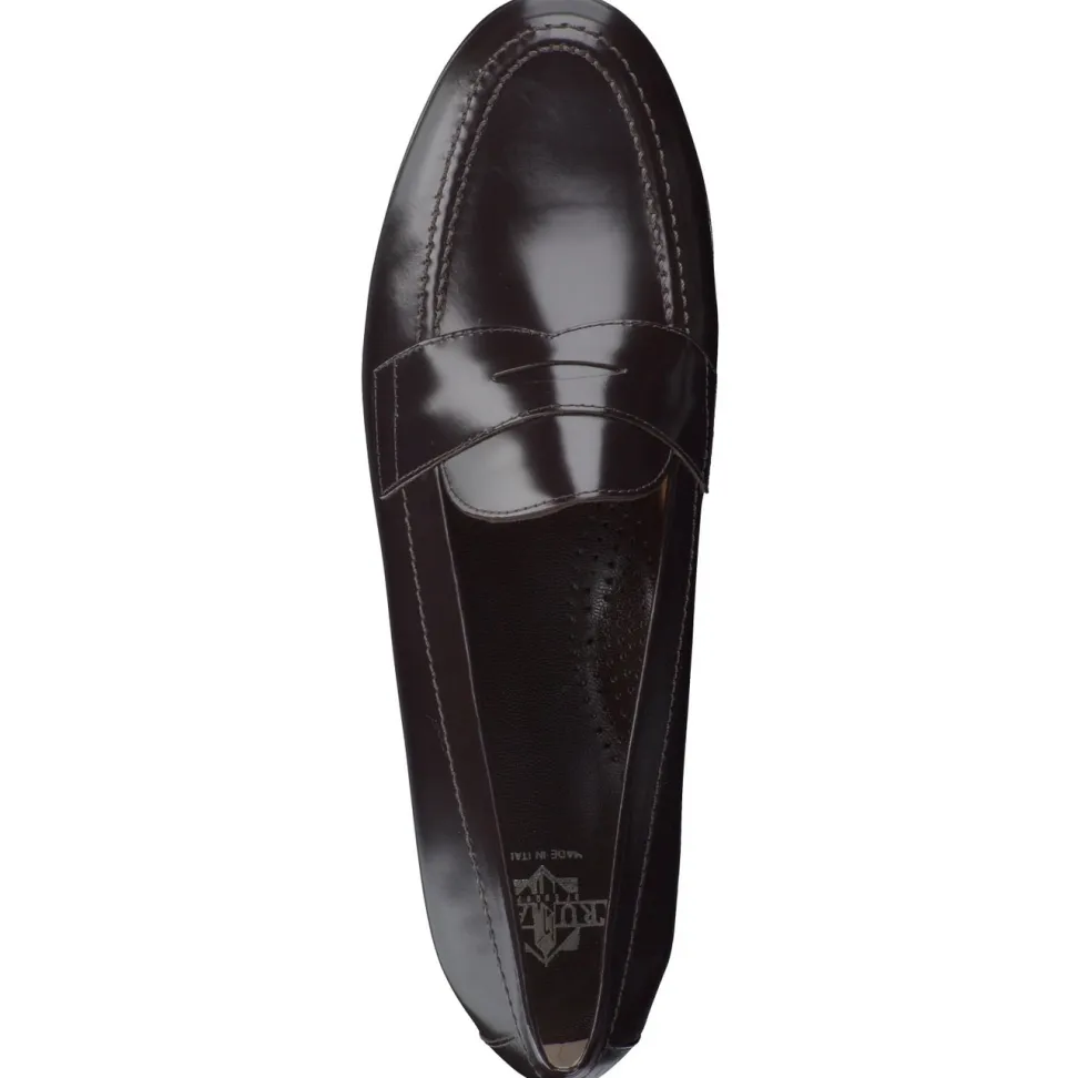 Truman's – Loafer aus Hochglanzleder Dunkelbraun