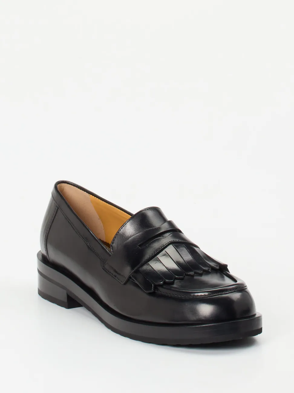 Truman's – Loafer aus Kalbleder schwarz glänzend
