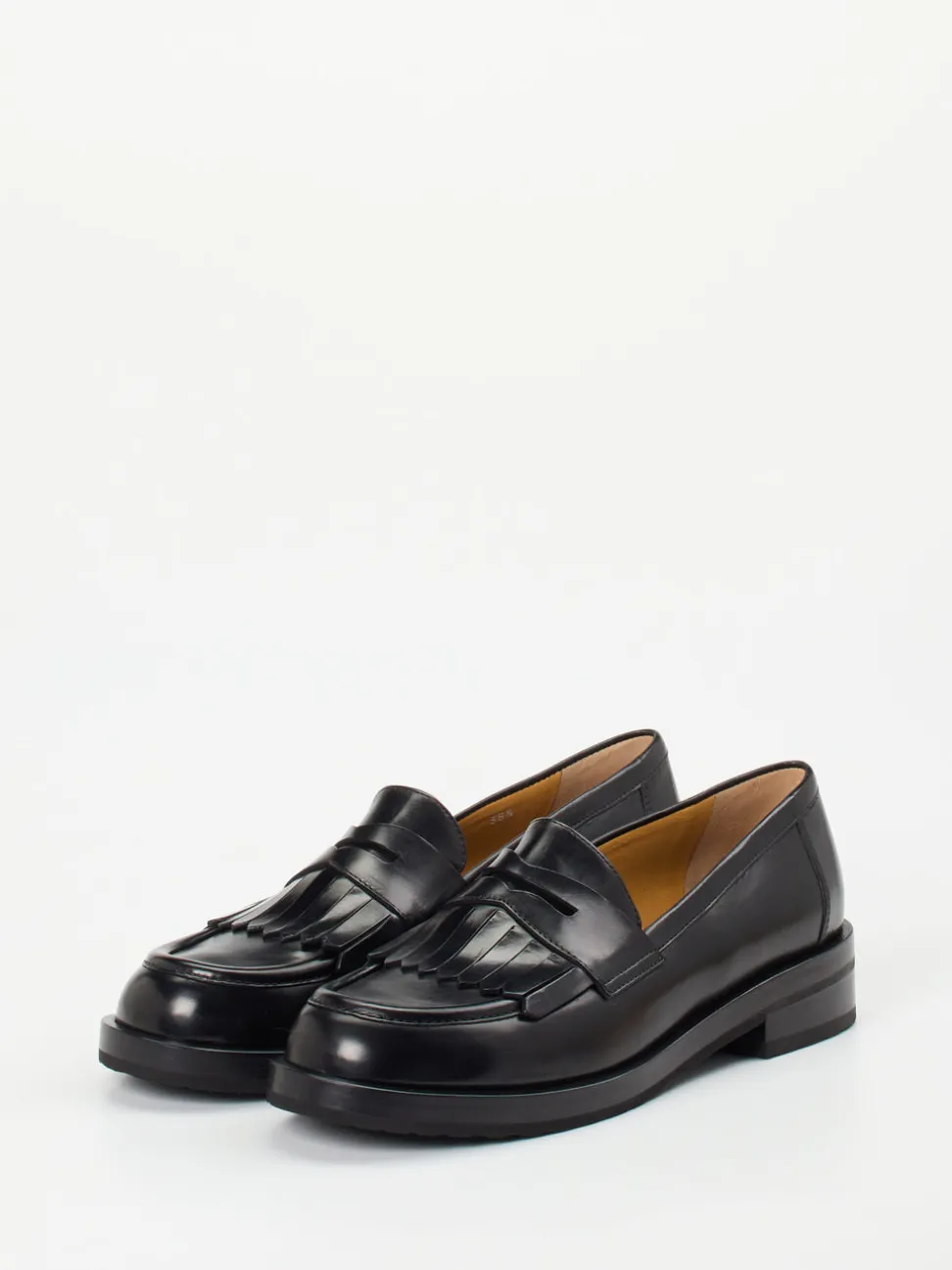 Truman's – Loafer aus Kalbleder schwarz glänzend