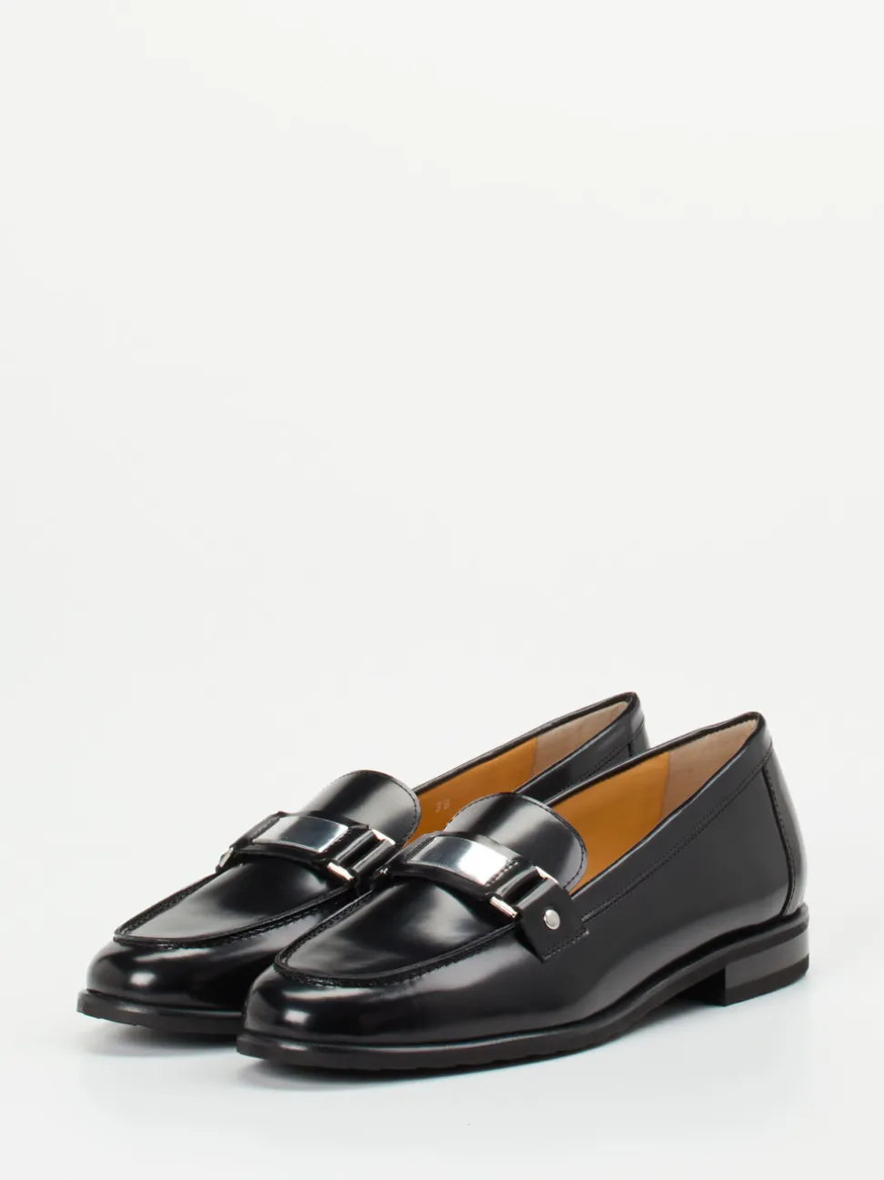 Truman's – Loafer aus Lammleder schwarz glänzend