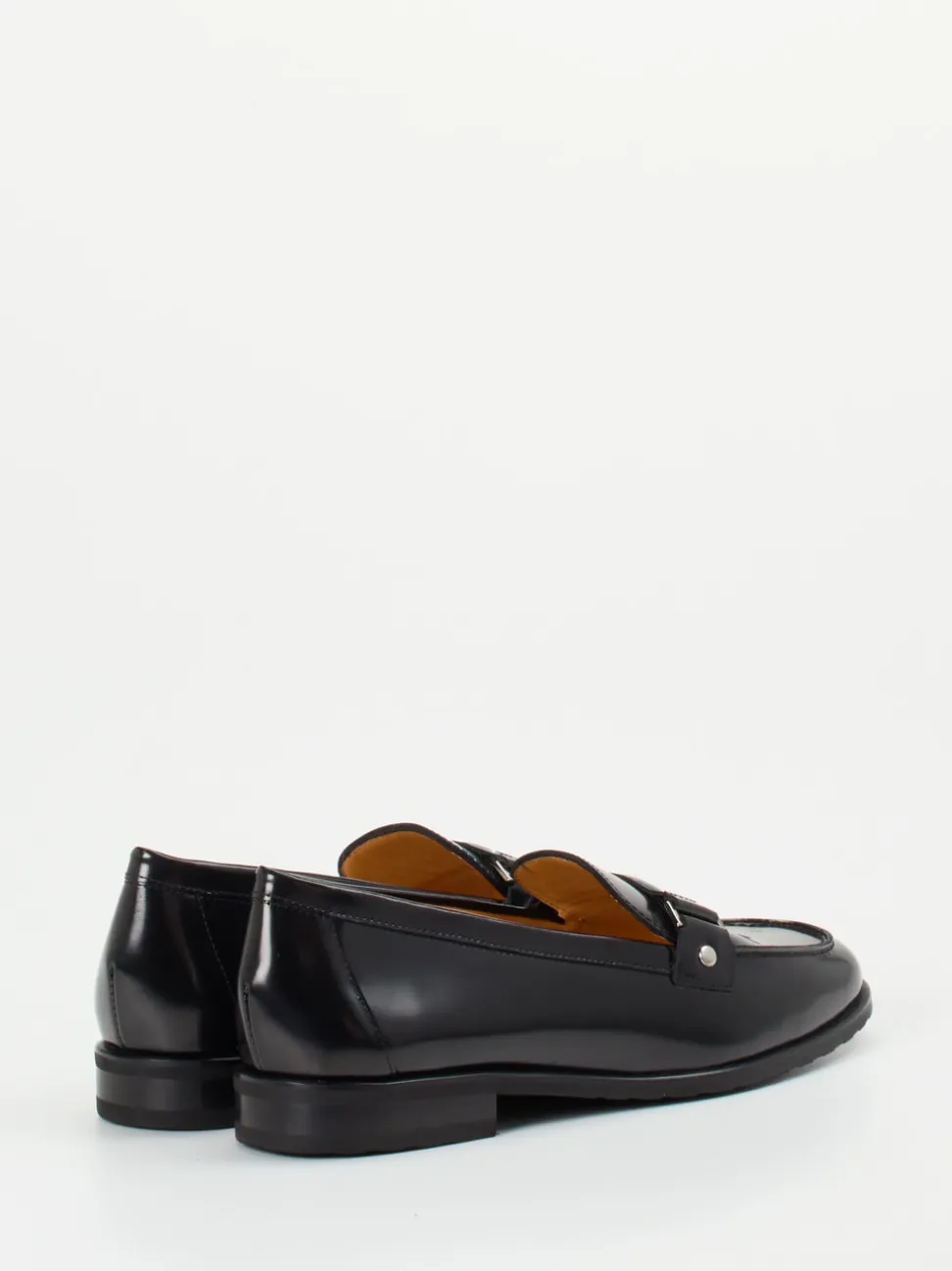 Truman's – Loafer aus Lammleder schwarz glänzend