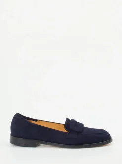 Truman's – Loafer aus Veloursleder in Marineblau
