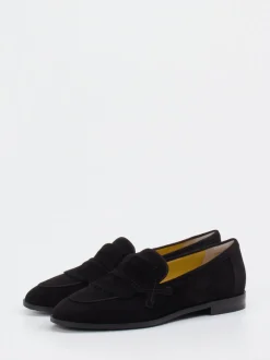 Truman's – Loafer aus Veloursleder Schwarz