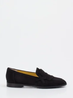 Truman's – Loafer aus Veloursleder Schwarz