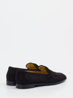 Truman's – Loafer aus Veloursleder Schwarz