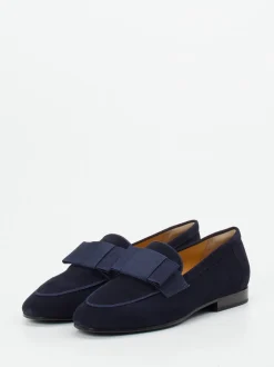 Truman's – Loafer aus Veloursleder marineblau