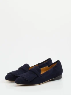 Truman's – Loafer aus Veloursleder dunkelblau