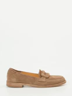 Truman's – Loafer aus Veloursleder sandbraun