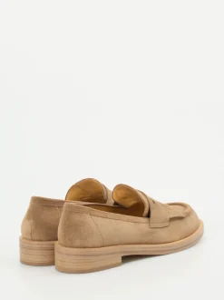 Truman's – Loafer aus Veloursleder sandbeige