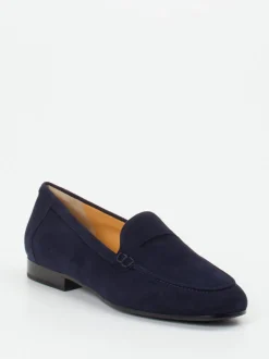 Truman's – Loafer aus Veloursleder Dunkelblau
