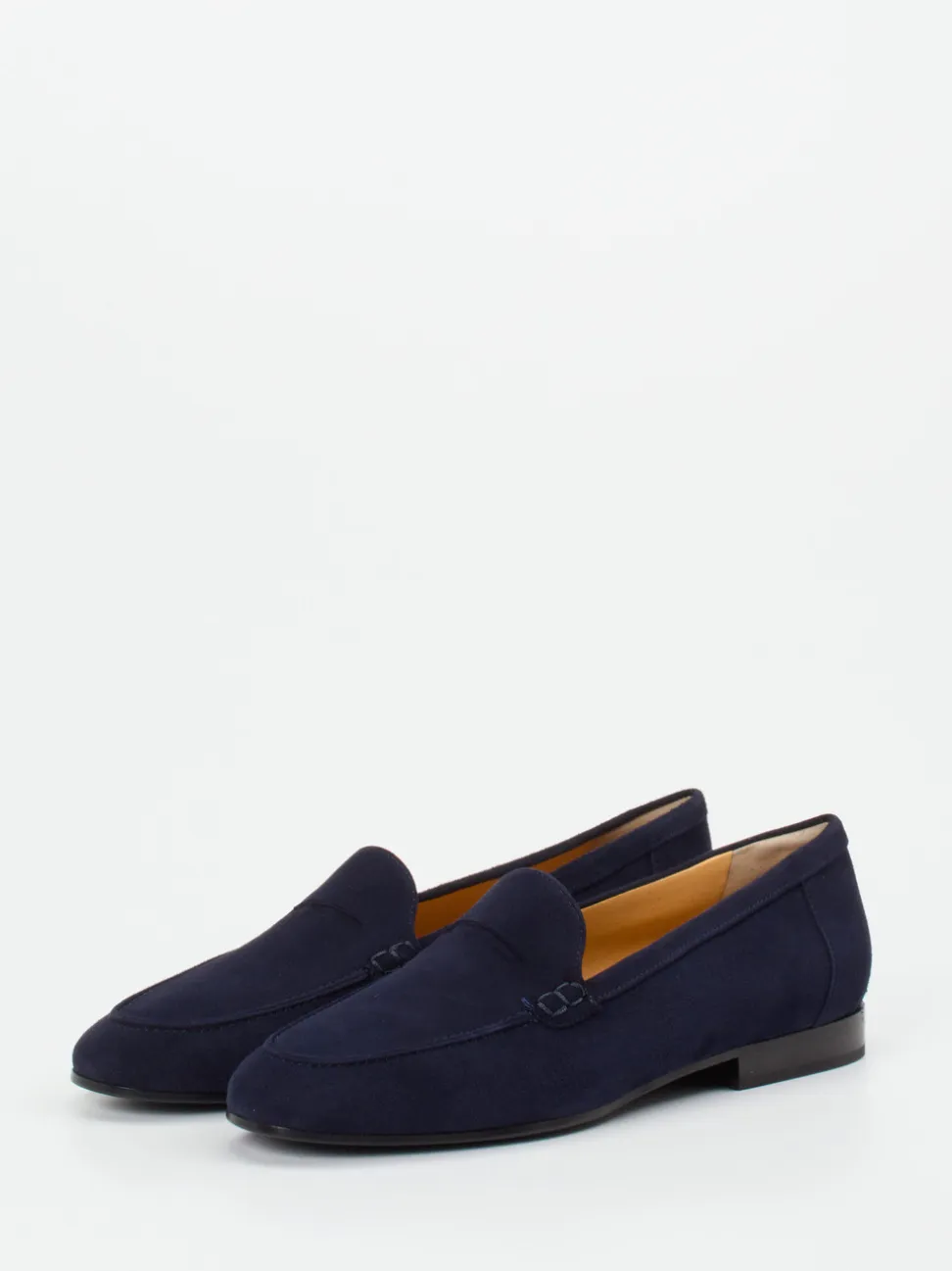 Truman's – Loafer aus Veloursleder Dunkelblau