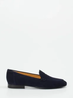 Truman's – Loafer aus Veloursleder Dunkelblau