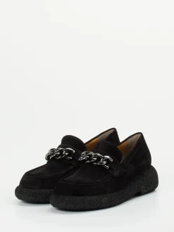 Truman's – Loafer aus Veloursleder Schwarz