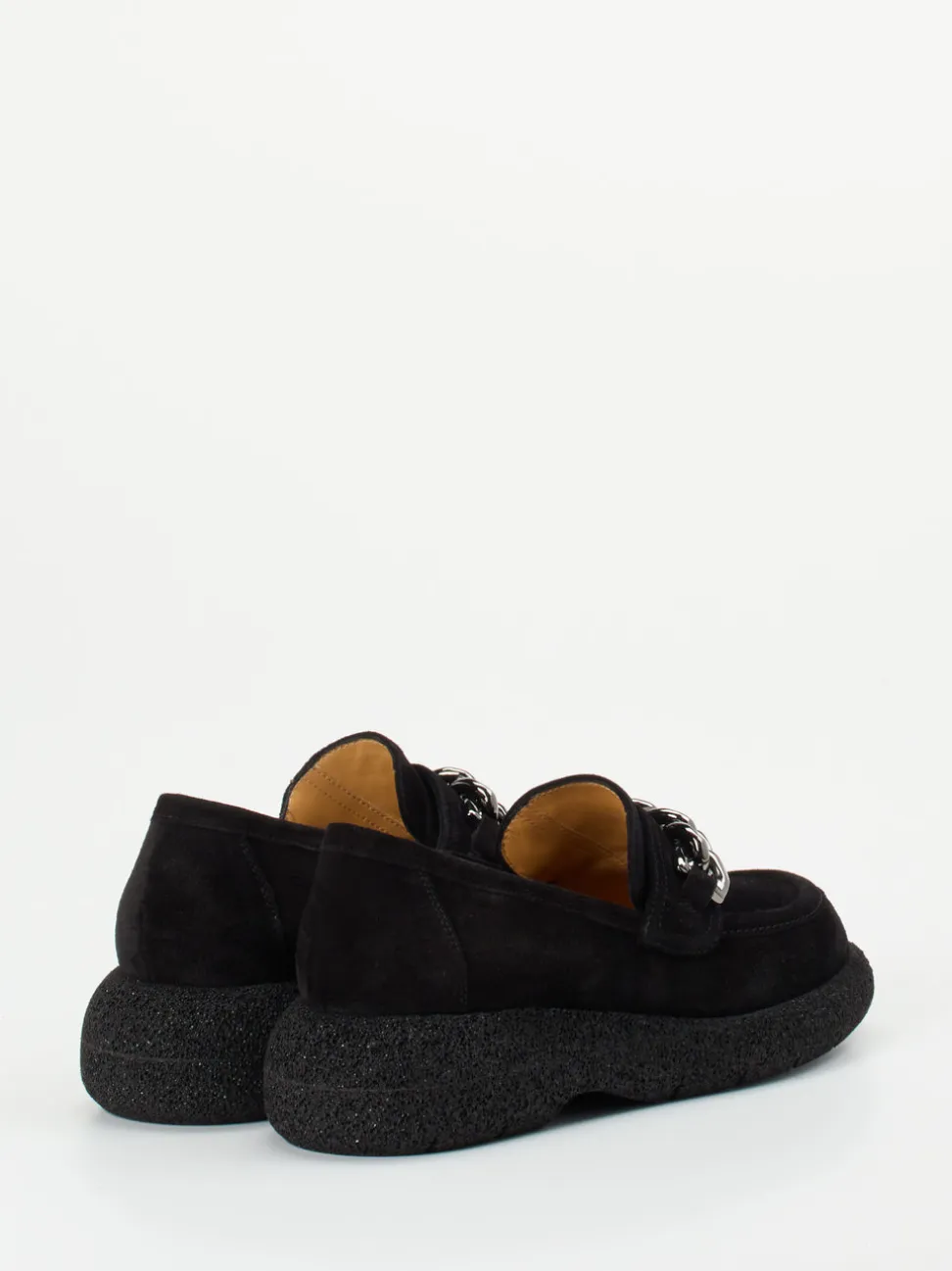 Truman's – Loafer aus Veloursleder Schwarz