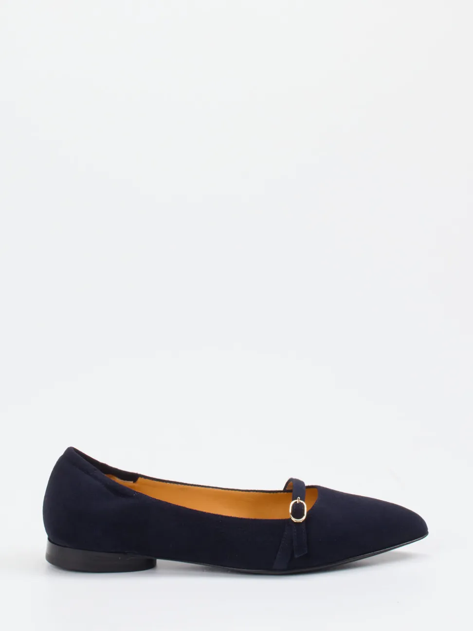 Truman's – Mary Jane Ballerinas aus Veloursleder Dunkelblau