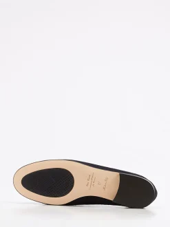 Truman's – Penny Loafer aus Veloursleder dunkelblau