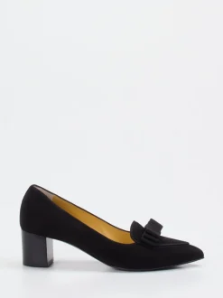 Truman's – Pumps aus Veloursleder in Schwarz