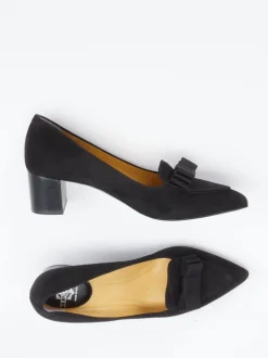 Truman's – Pumps aus Veloursleder in Schwarz