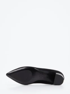 Truman's – Pumps aus Veloursleder in Schwarz