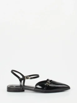 Truman's – Riemchen-Ballerinas aus Lackleder Schwarz
