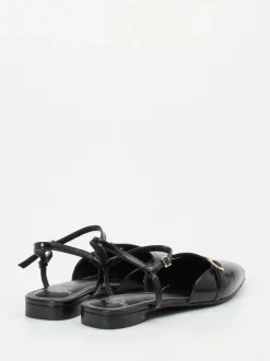 Truman's – Riemchen-Ballerinas aus Lackleder Schwarz