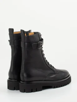 Truman's – Schnürboots aus Kalbleder Schwarz