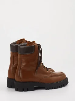 Truman's – Schnürboots aus Lammleder braun