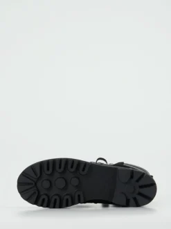 Truman's – Schnürboots aus Veloursleder schwarz
