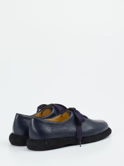 Truman's – Schnürschuh aus Elchleder Dunkelblau