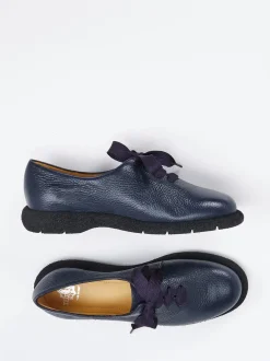 Truman's – Schnürschuh aus Elchleder Dunkelblau