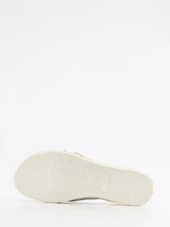 Truman's – Slingback-Sandale aus Hirschleder Offwhite