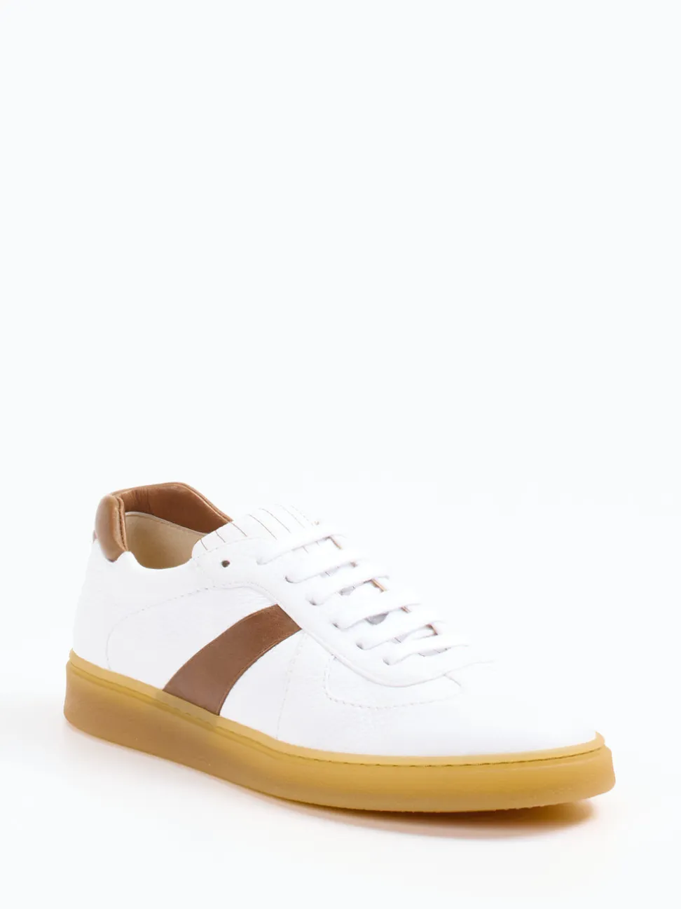 Truman's – Sneaker aus Kalbleder in Weiß