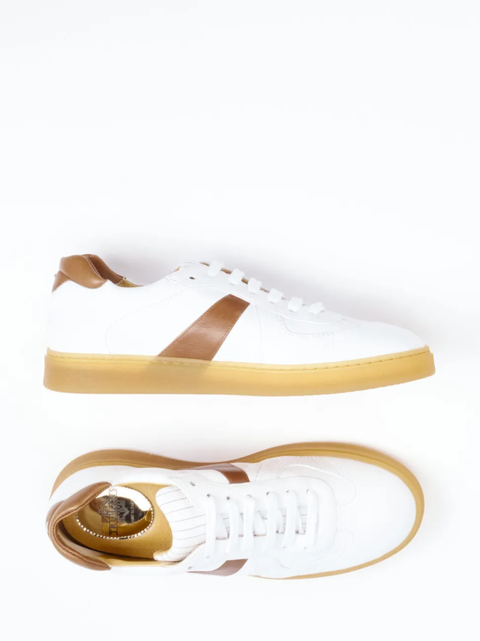 Truman's – Sneaker aus Kalbleder in Weiß