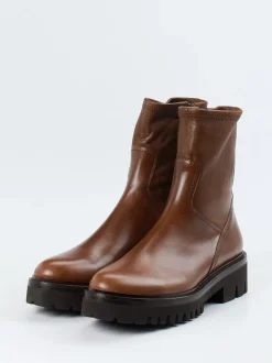 Truman's – Stiefelette aus Kalbleder in Braun
