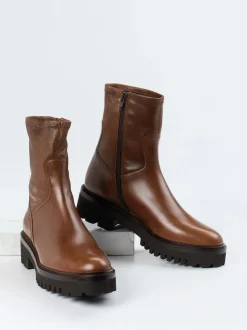 Truman's – Stiefelette aus Kalbleder in Braun