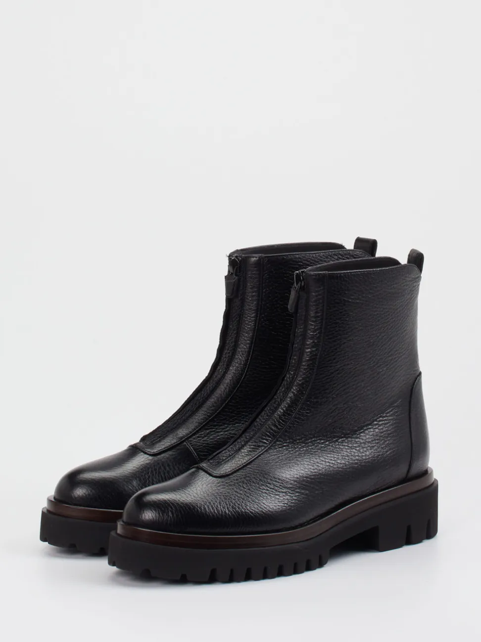 Truman's – Stiefelette aus Elchleder in Schwarz