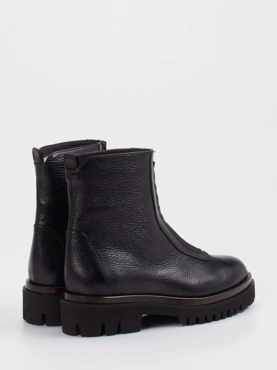 Truman's – Stiefelette aus Elchleder in Schwarz