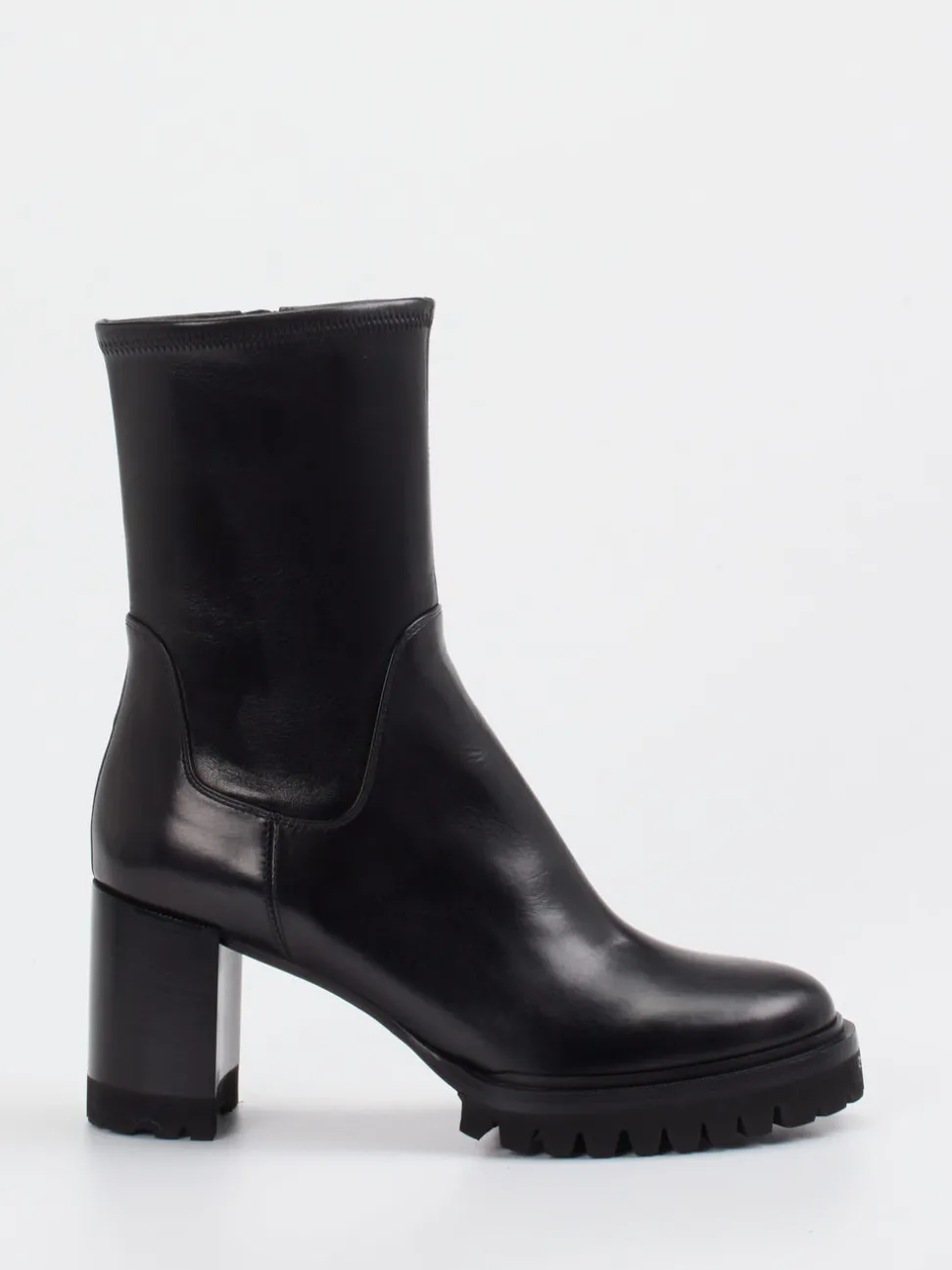 Truman's – Stiefelette aus Glattleder Schwarz